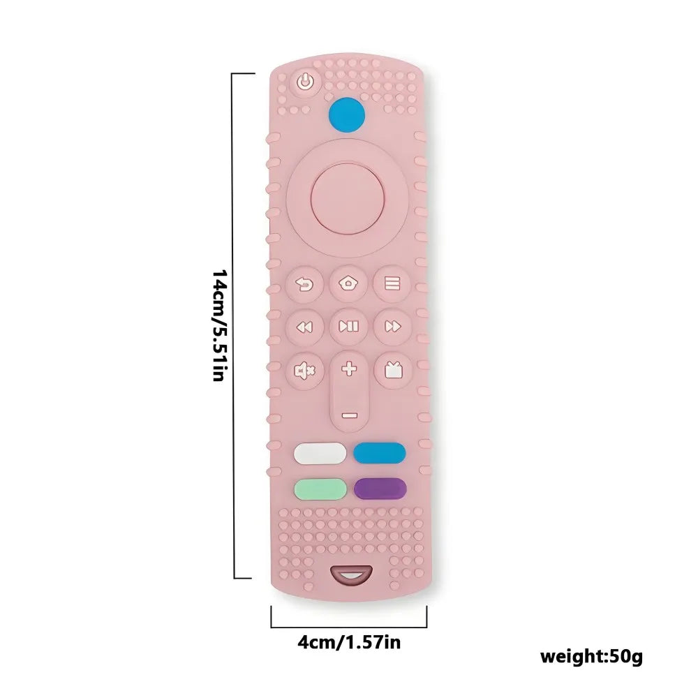 1/4pcs Children's Teething Remote Control Silicone Material Baby Teething Toys Simulation Remote Control Toys Teething Teether