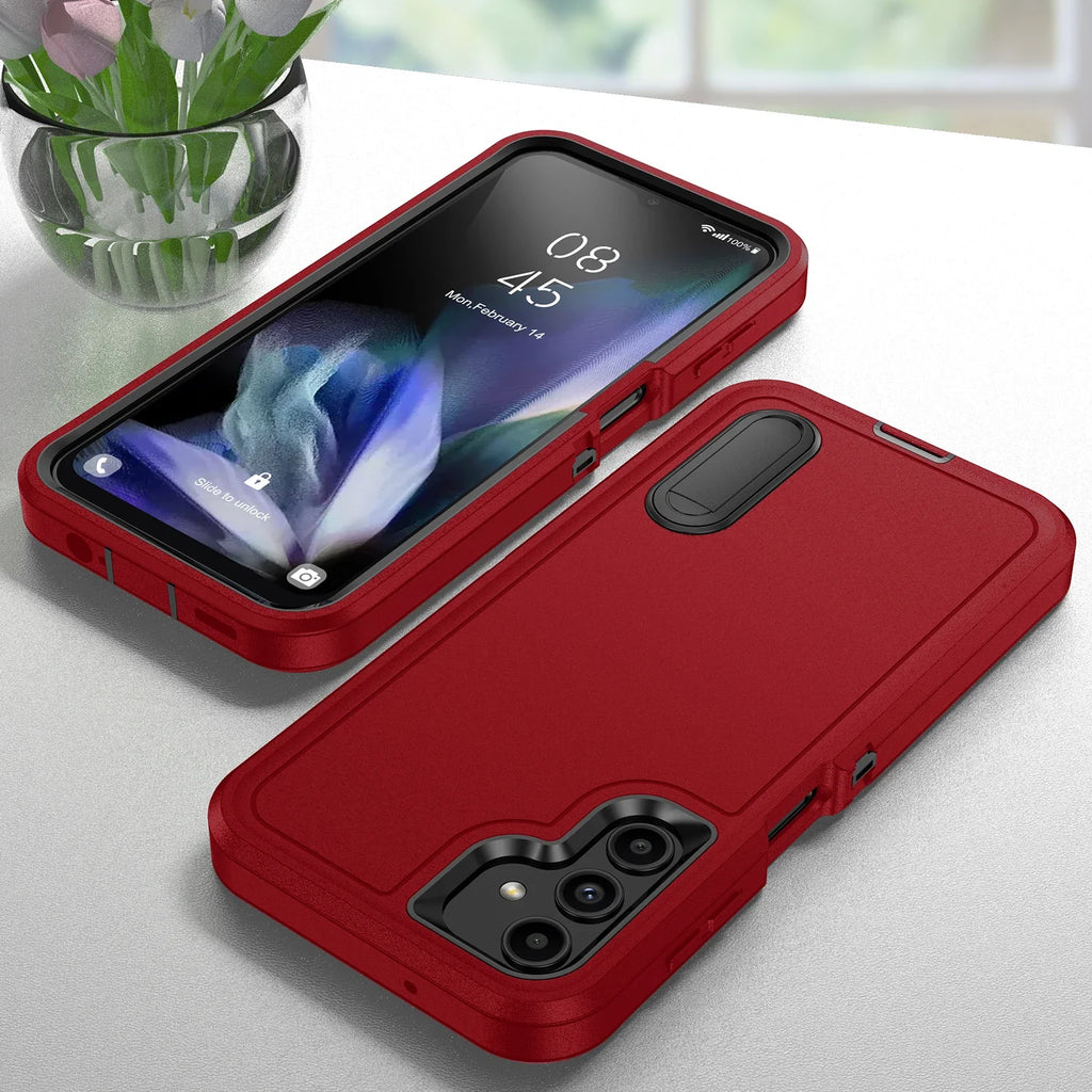 Samsung Galaxy A56 Case with Integrated Kickstand - Shock-Absorbing Cover Tidesmit