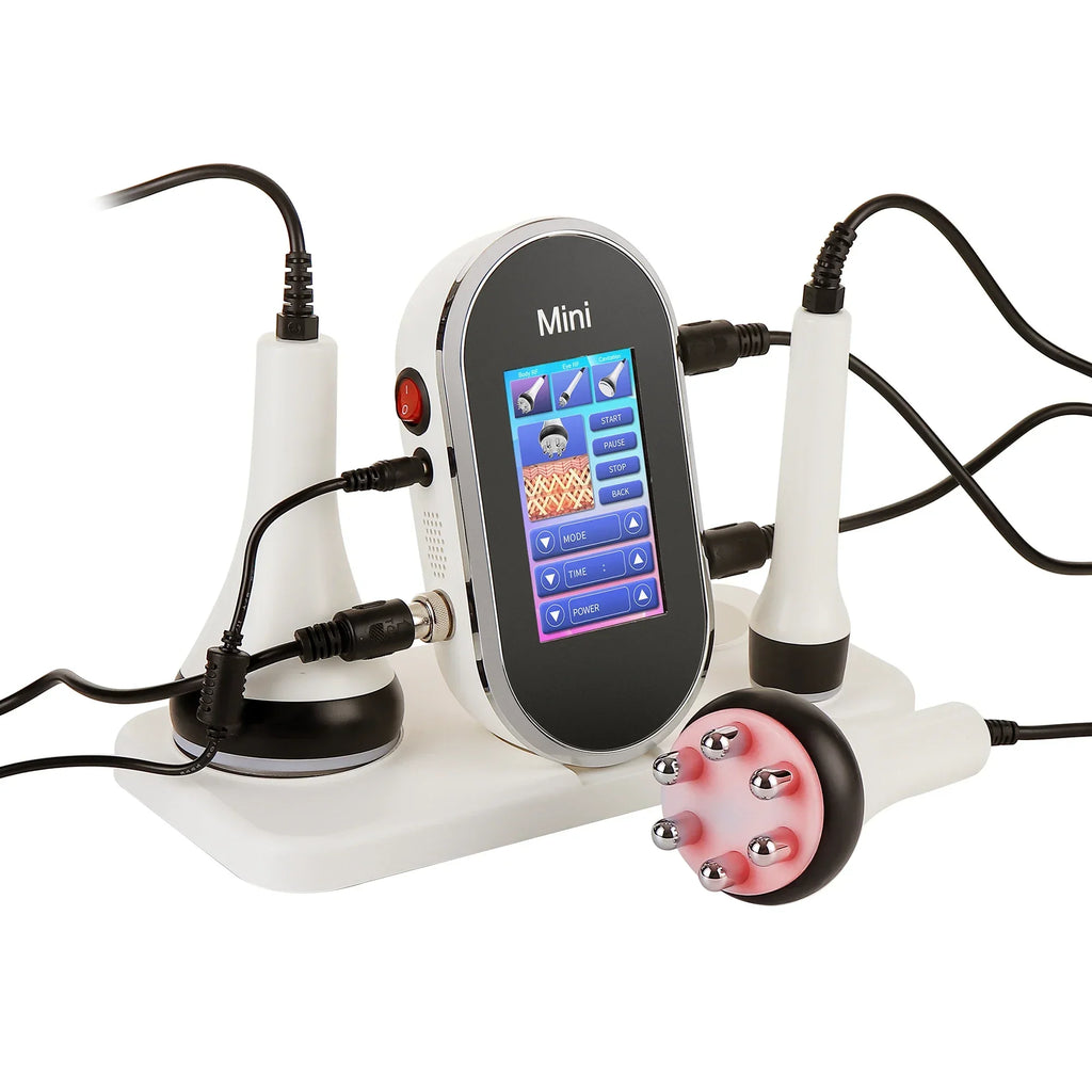 Ultrasonic Cavitation Body Slimmer with RF Skin Tightening - White Relaxation Treatment Tidesmit