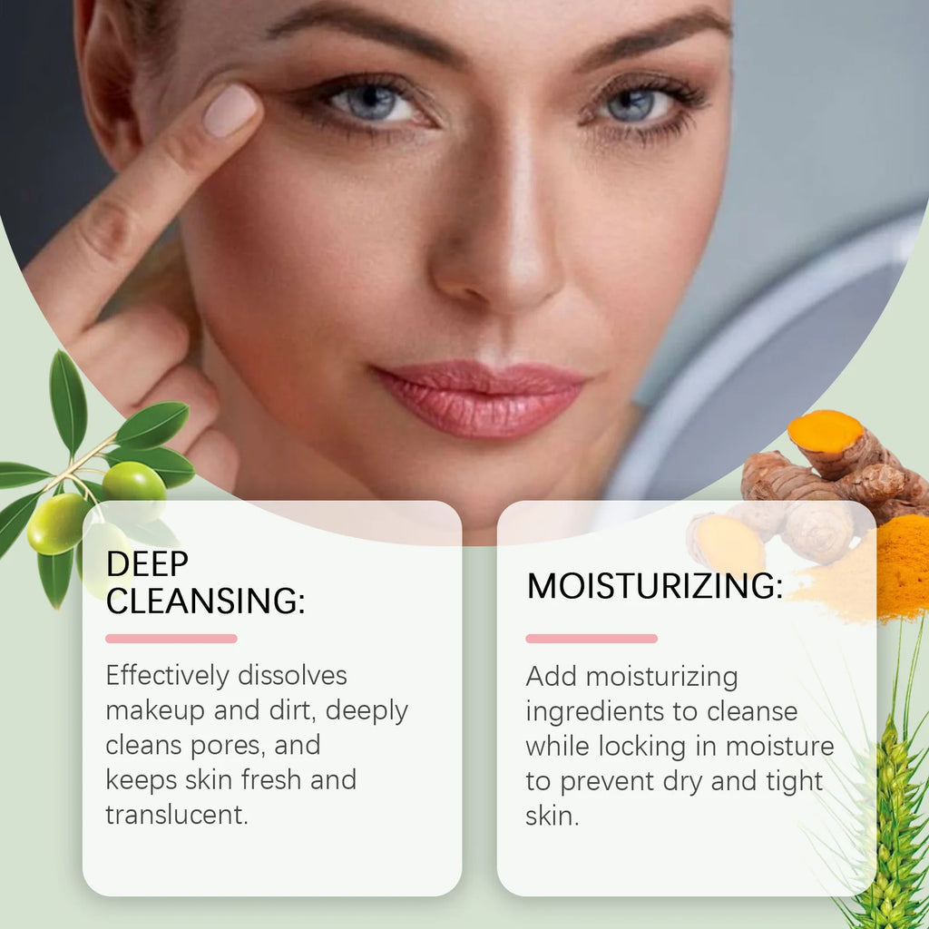 HOYGI Makeup Removal Oil Deep Cleansing Reduce Blackheads Purifying Pores Hydrating Moisturizing Non Greasy for All Skin Types