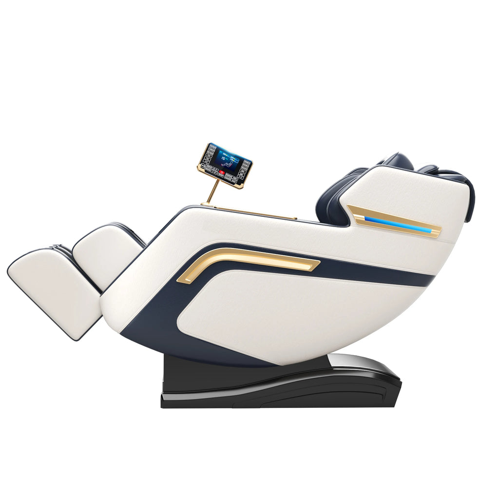4D Zero Gravity Full Body Massage Chair - Coffee Premium Ergonomics Massage Chairs Tidesmit