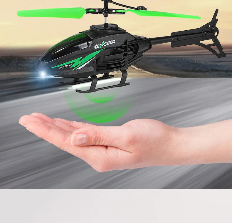RC Helicopter Drone with Gesture Control - Durable Smart Toy for Beginners Tidesmit