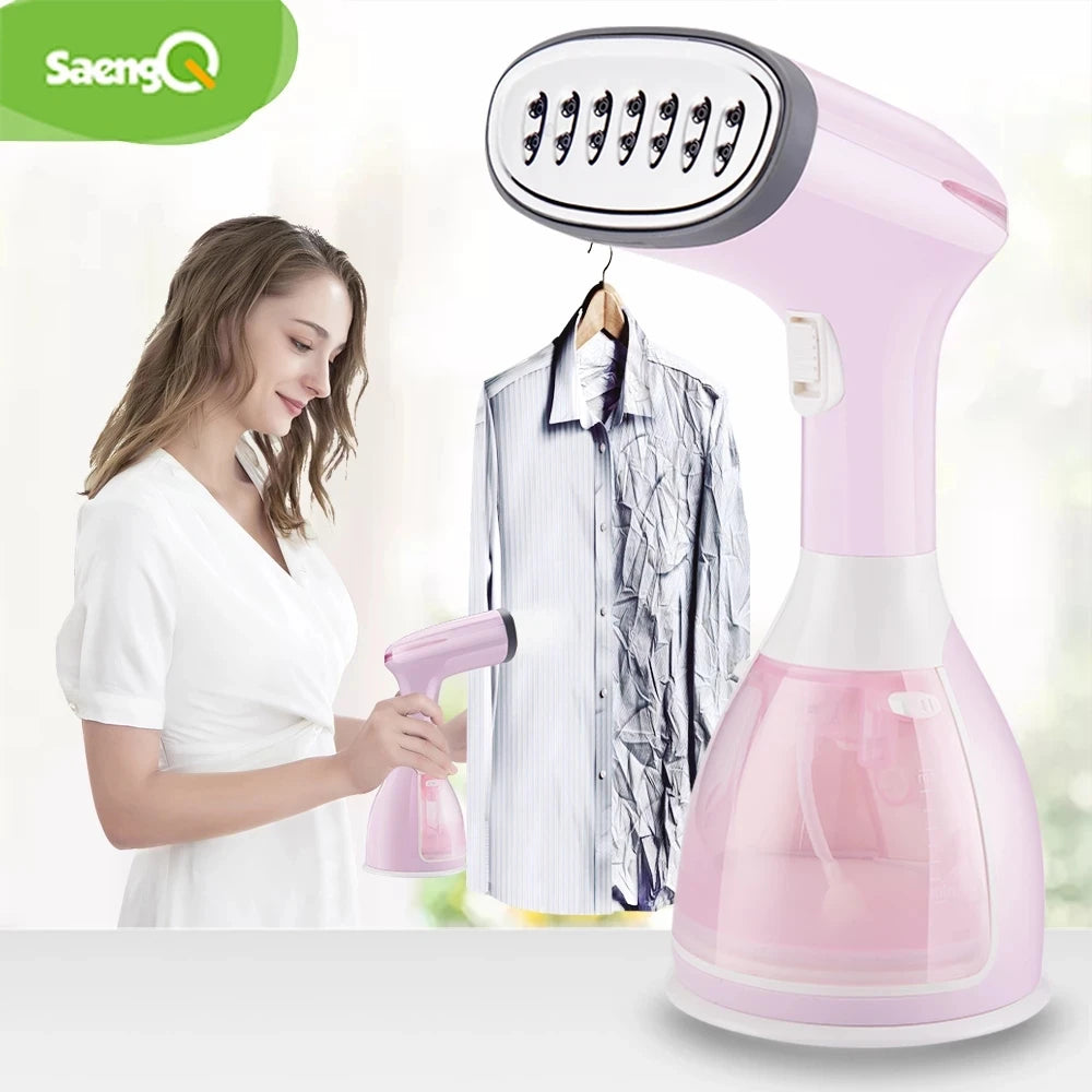 Tidesmit 1500W handheld garment steamer for clothes with 280ml tank in a sleek portable vertical iron design