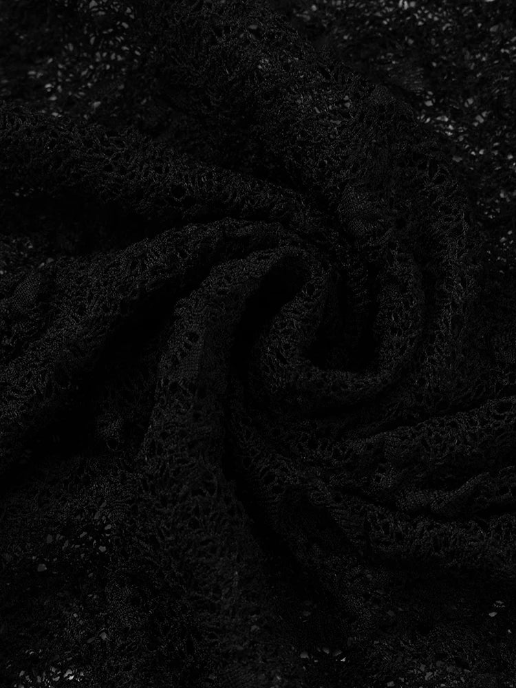 Weird Puss Mesh See Through Sexy Backless Maxi Dress Women Button Halter Sleeveless Midnight Trend Club Party Peach Hip Vestidos