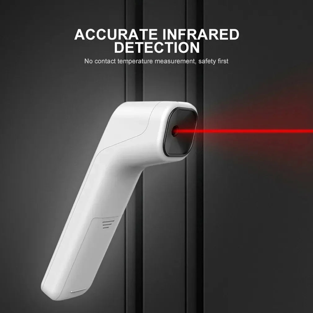 Wrist Blood Pressure Monitor LED Rechargeable English Voice Broadcast Tonometer BP Monitor Forehead Digital Thermometer