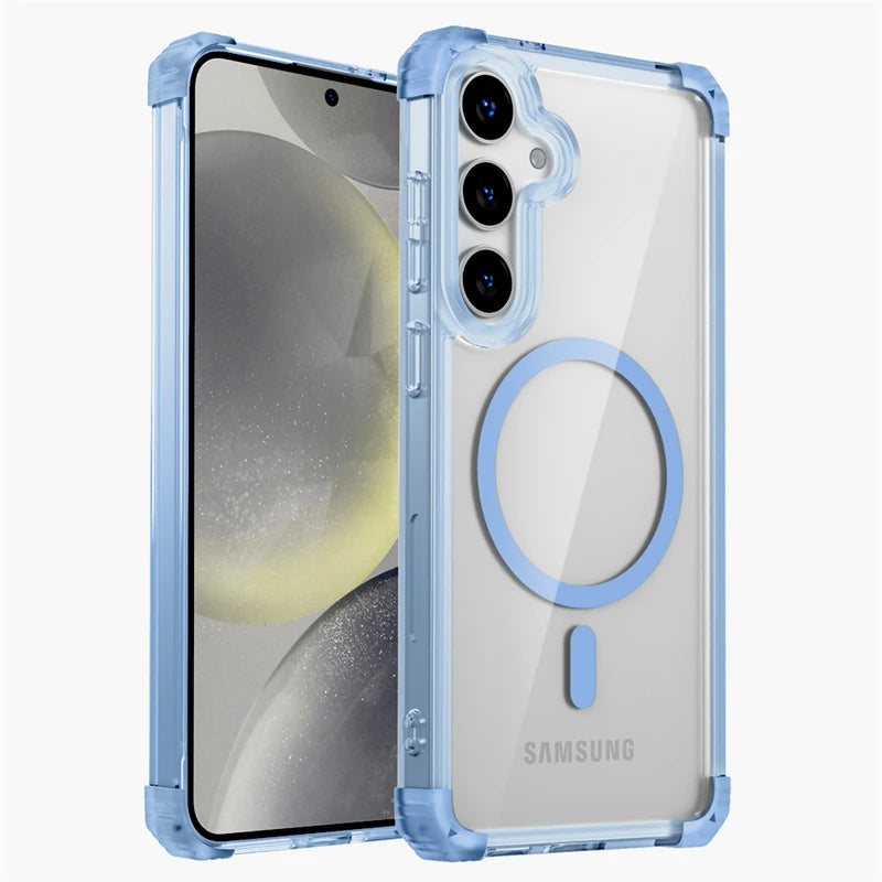 Samsung Galaxy S25 Ultra Magnetic Case | Shockproof Clear Cover Tidesmit