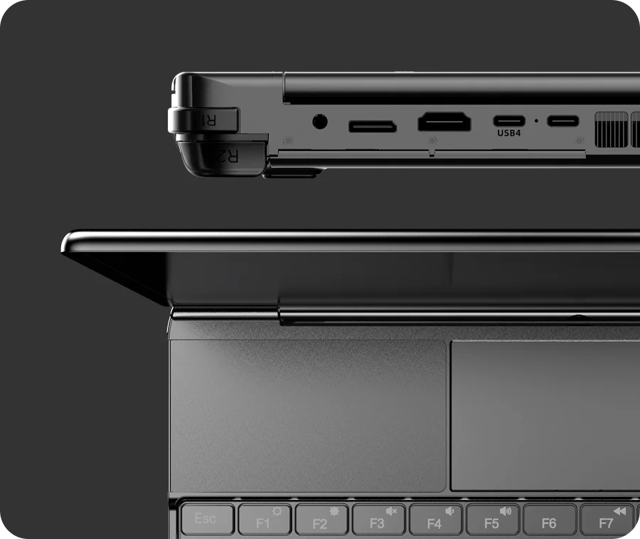 GPD WIN MAX 2 Mini Laptop AMD AI 9 HX 370 32GB RAM 2TB SSD LPDDR5 Al PC 35w TDP 10.1'' Handheld Portable Computer for Business