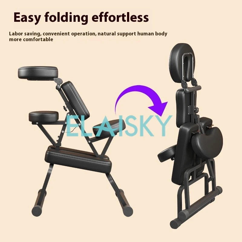 Portable Massage Chair - Ergonomic TuiNa and Tattoo Stool | Tidesmit Massage Chairs Tidesmit