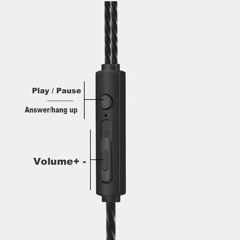 Wired Earphones with Microphone: HiFi Stereo Bass by Tidesmit Tidesmit