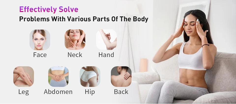 6-in-1 Cavitation Slimming Machine with Ultrasonic Body Contouring Body Shaping Massage Equipment Tidesmit