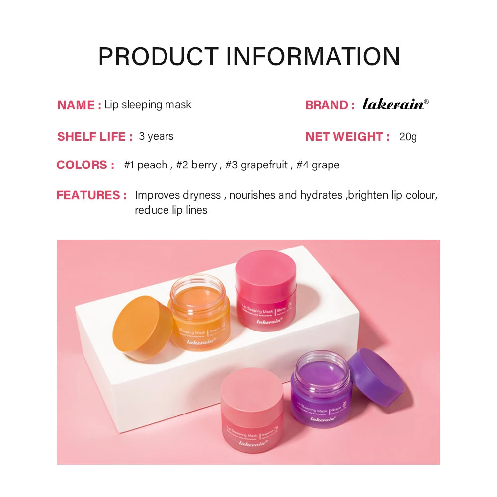 Moisturizing Sleeping Lip Mask - Nourishing Overnight Lip Treatment Lip Care Tidesmit