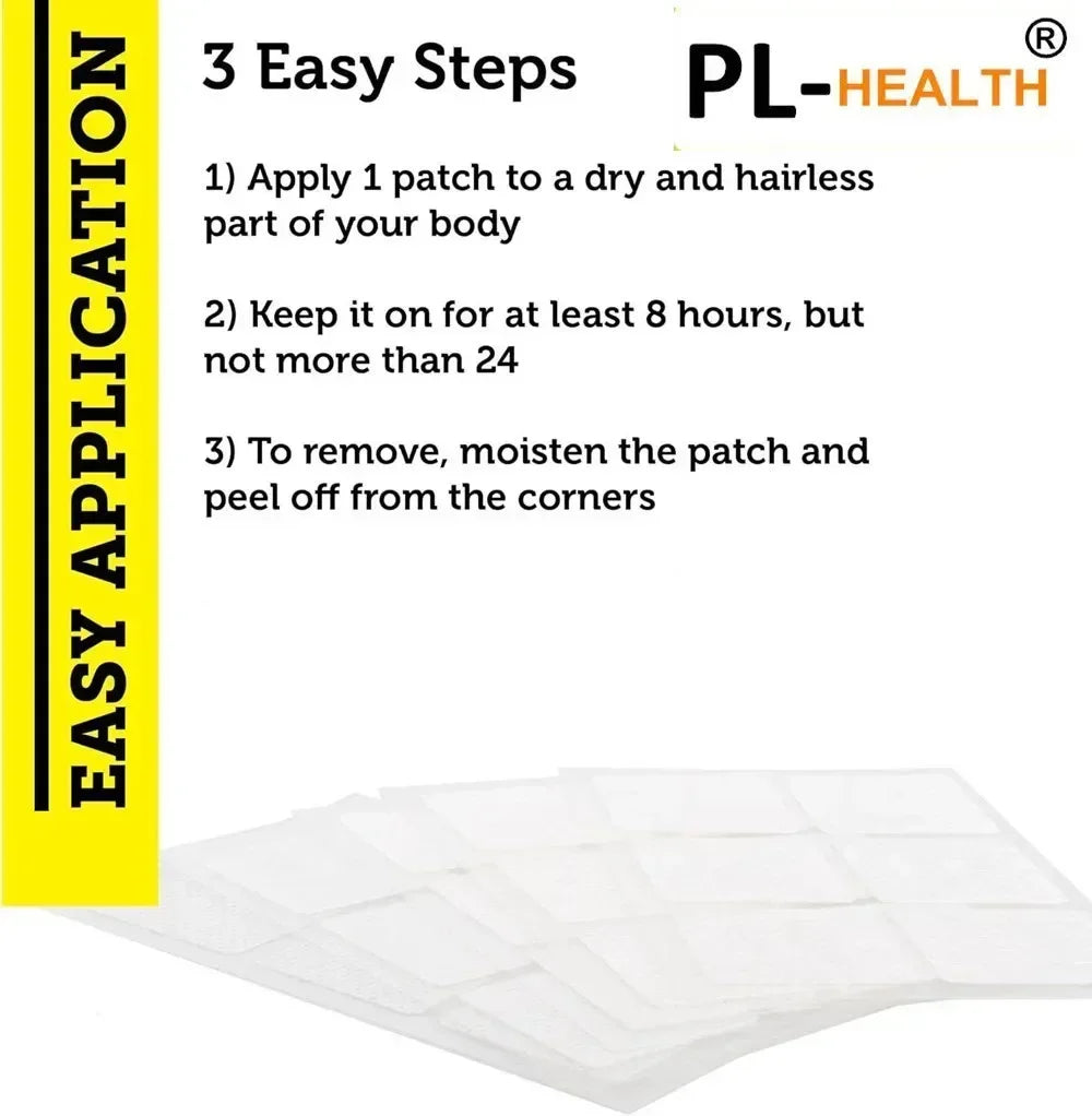 Tidesmit Methylene Blue transdermal patches with Vitamin C, B6, B12 for energy, brain support, and focus, 30 pack.