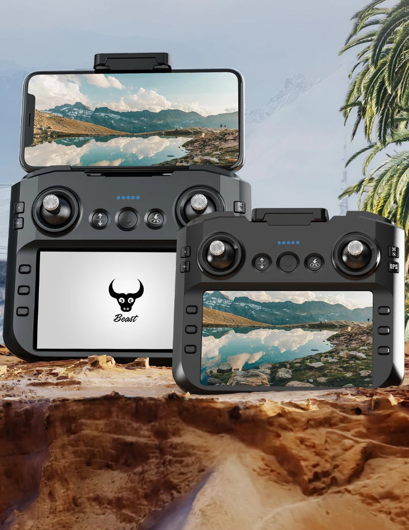 4K GPS Drone with HD Camera - Foldable Obstacle Avoidance Tech Tidesmit