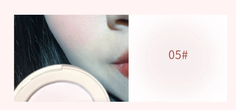 Tidesmit Herorange monochrome powder blush in Peach Orange matte finish long-lasting natural face makeup texture view