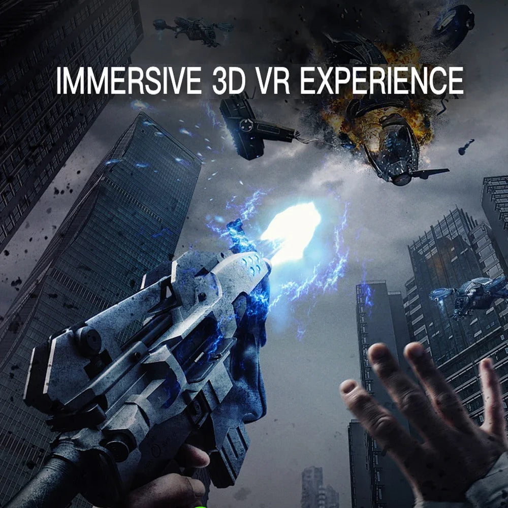 VR Headset for Smartphone - Immersive 3D Smart Glasses with Remote Tidesmit