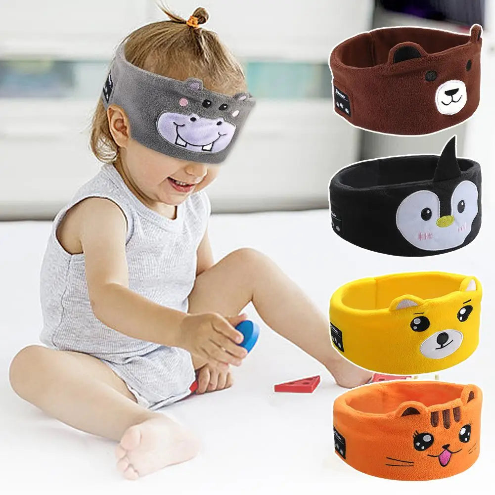 Bluetooth Sleep Headphones Headband - Soft Wireless Audio Mask Tidesmit