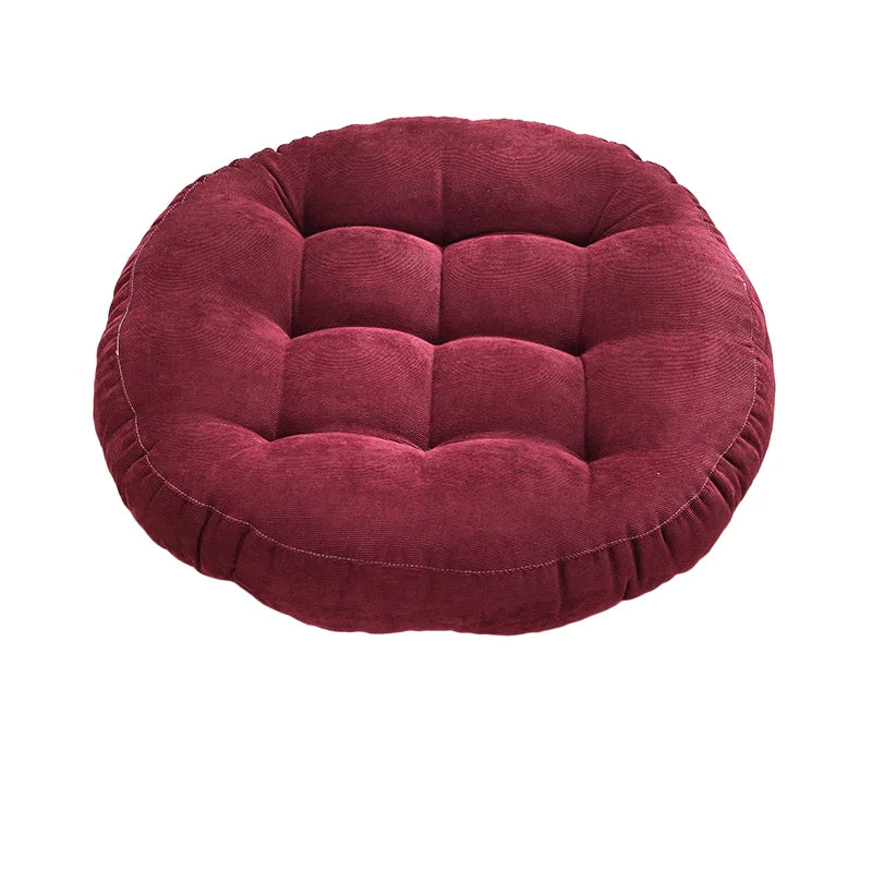 Green Large Round Floor Seat Cushion Thickened Tufted Tatami Mat Pad Ottoman Pouf Futon Chair Seat Meditation Seating Pillow 방석