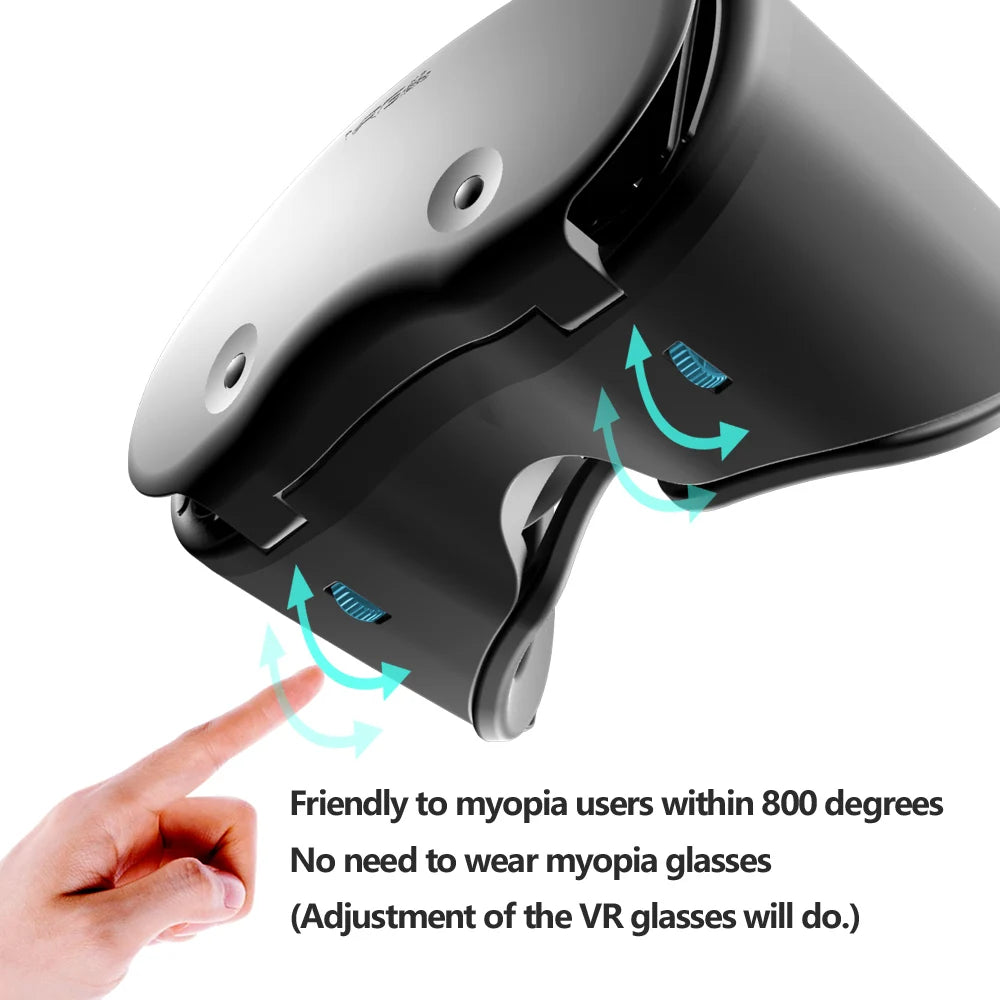VR Headset for Smartphones - Immersive 3D Mobile VR Glasses Tidesmit