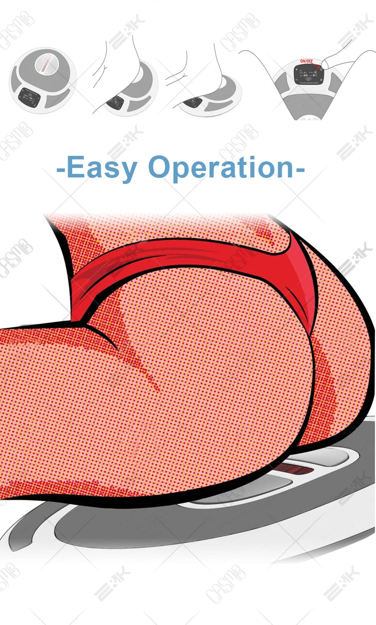 Pelvic Floor Muscle Trainer - Postpartum Recovery Massage Chair Body Shaping Massage Equipment Tidesmit