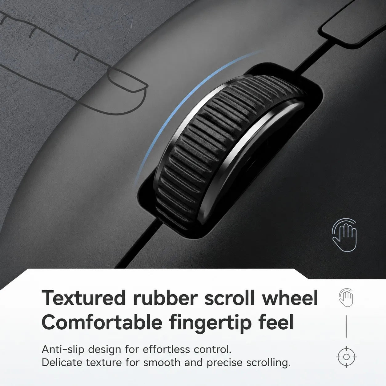 Wireless Gaming Office Mouse, 3-Level DPI, Lightweight,  Independent Switch, Long Battery Life Compatible with PC, Mac