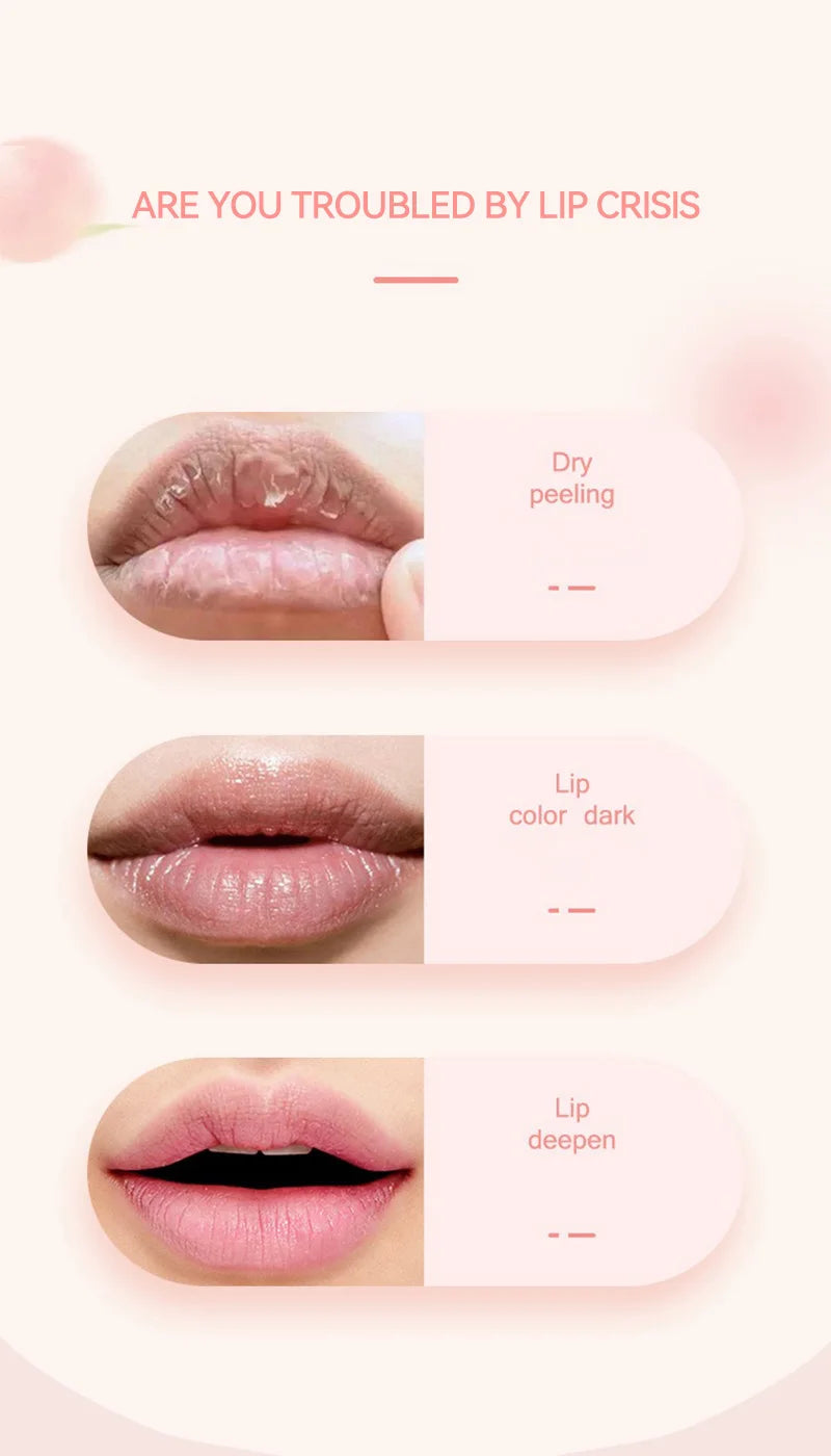 Color Changing Lip Balm - Moisturizing Peach Treatment by Tidesmit Lip Care Tidesmit