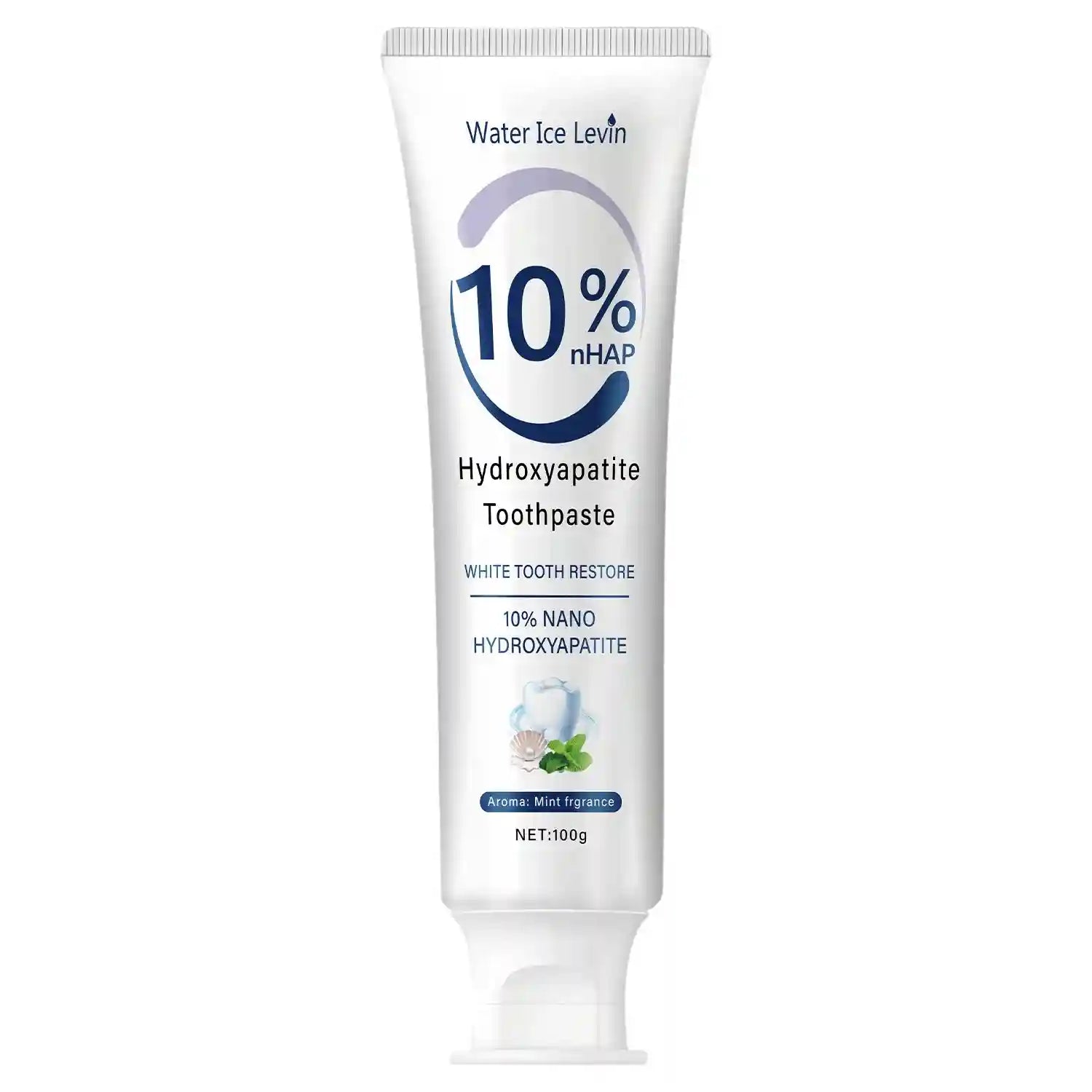 Tidesmit 10% Nano Hydroxyapatite Toothpaste for daily teeth whitening and restorative enamel care in 100g tube