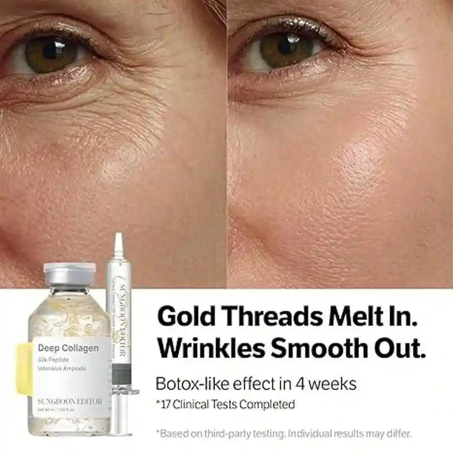 Tidesmit Silk Peptide Intensive Lifting Ampoule serum with collagen and 30 peptide complex for face firming