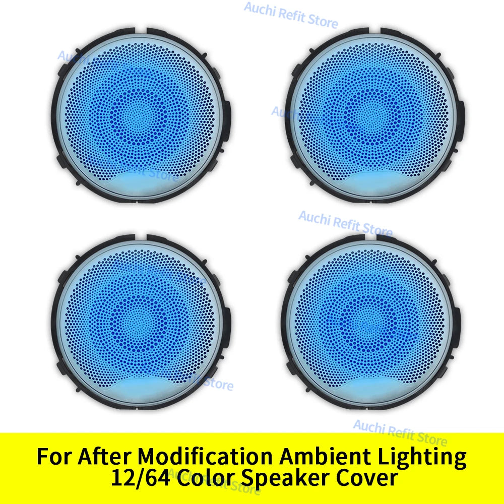 Mercedes-Benz W205 Ambient LED Vents - 64-Color Lighting Kit LED Speaker Cover Tidesmit
