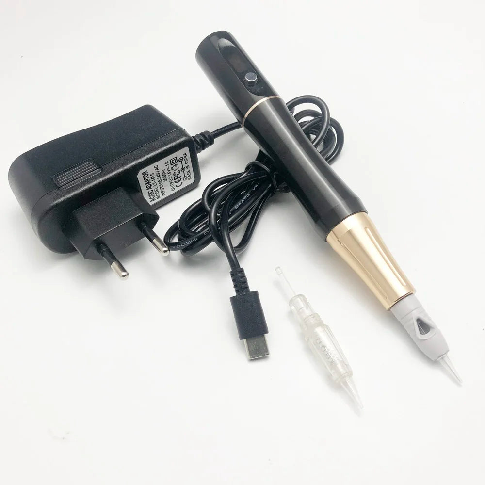 PMU Machine: Digital LED Rotary Permanent Makeup Device Kit Permanent Makeup Machines Tidesmit