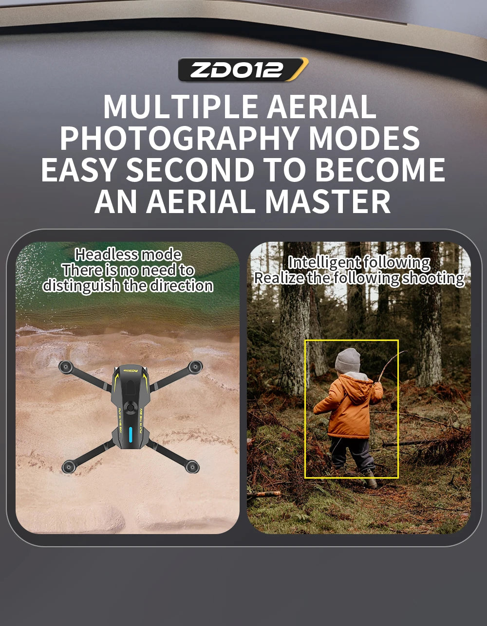 GPS Camera Drone 8K HD - Foldable Brushless Quadcopter with GPS Tidesmit