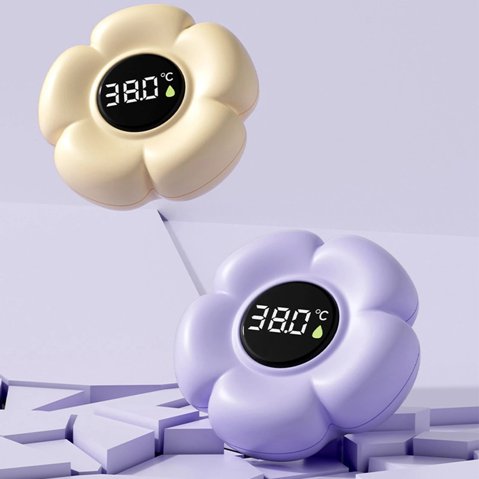 Baby Bath Thermometer with LED Display & Color Alerts Digital Water Temperature Thermometer for Newborns & Toddlers