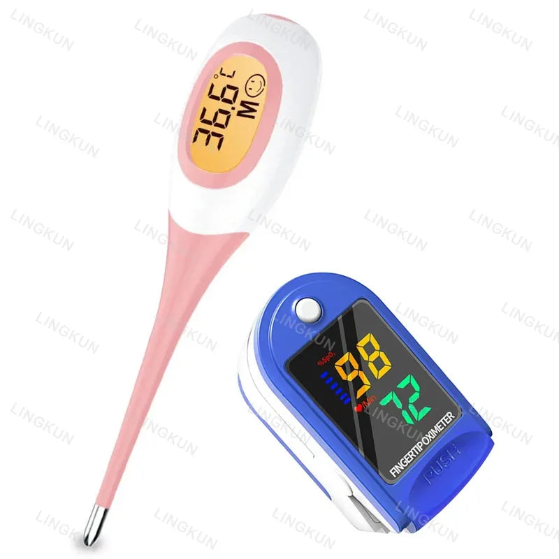 Hot Baby Digital Underarm Electronic Thermometer 8 Seconds Fast Measurement Celsius Fahrenheit Soft Head Oral Body Temperaturer