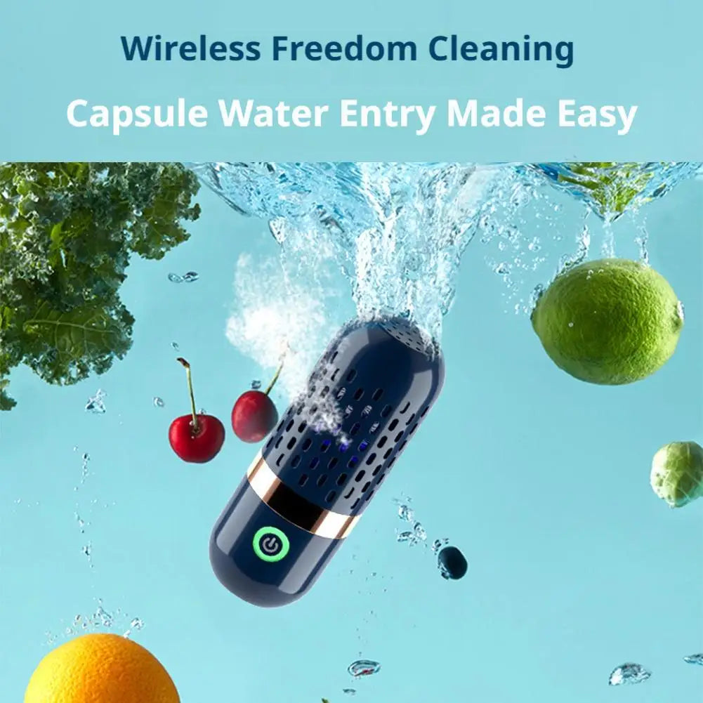 1pc Vegetable and Fruit Cleaning Machine, Fruit and Vegetable Washer, Fruit Cleaner, Fruit Purifier, Waterproof Fruit Cleaning D