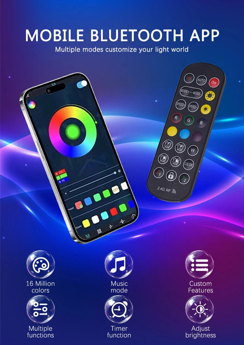 Smart RGB Gaming Light Bar with Wi-Fi Music Sync | Tidesmit Tidesmit