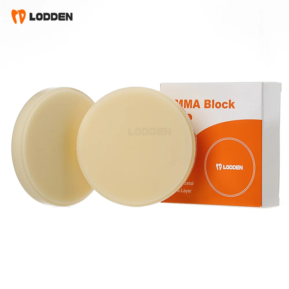 Tidesmit 98mm flexible dental PMMA disc for CAD/CAM milling high-quality elastic resin dental lab block
