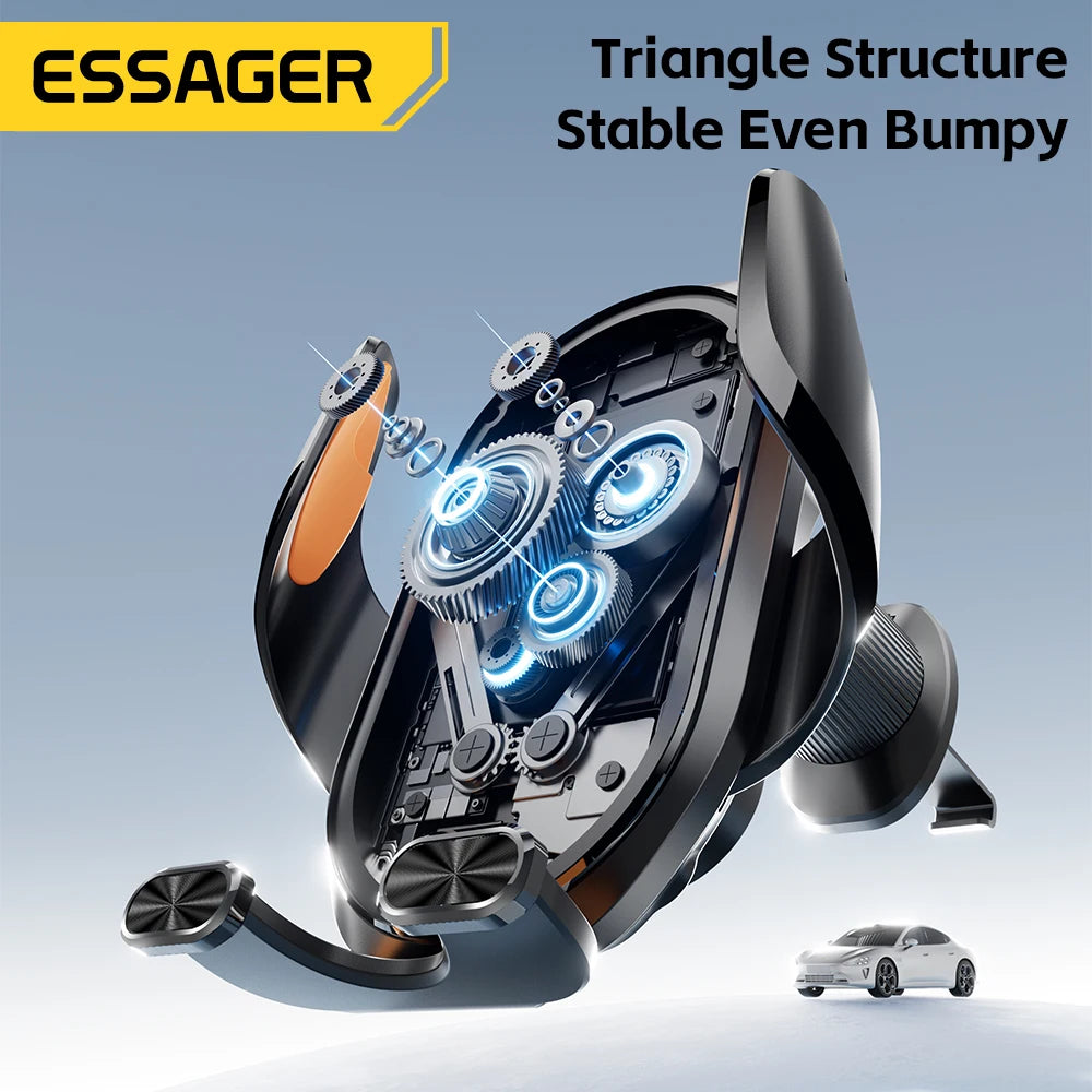Magnetic Wireless Car Charger - MagSafe Compatible Fast Charging for iPhone Tidesmit