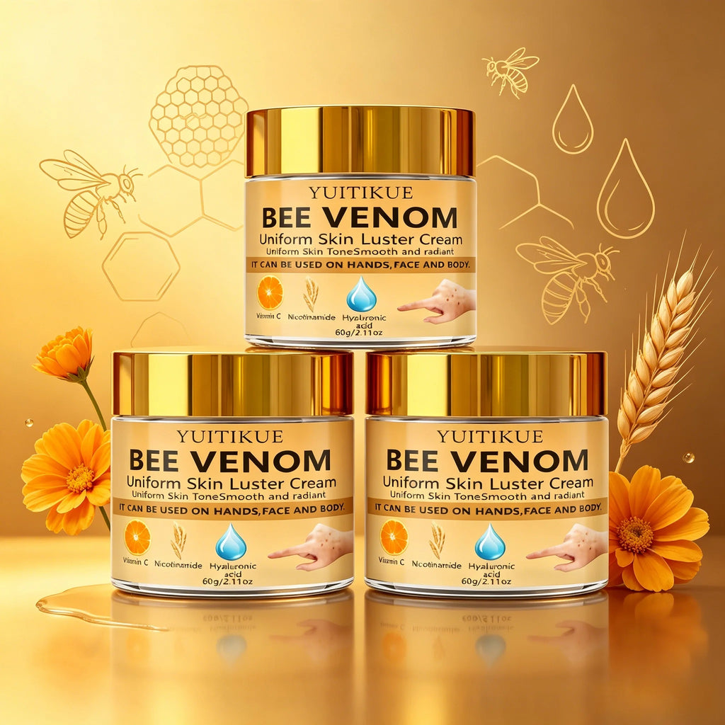 Nicotinamide Vitamin C Hyaluronic Acid Bee Venom Cream 60g Hydrating Smooth Bright Even Skin Tone Multi-use Face Body Lotion