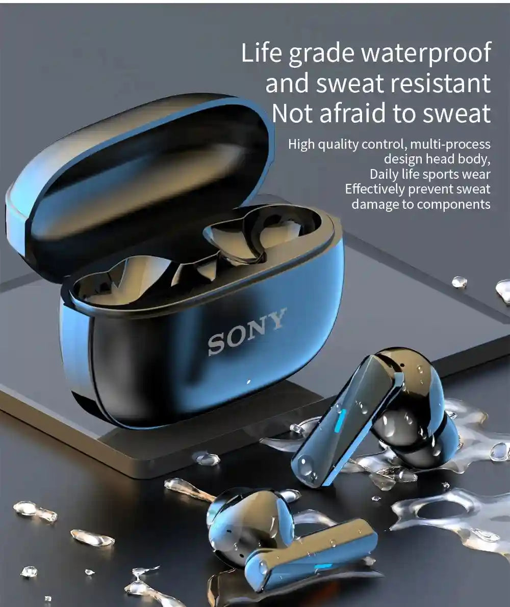 Wireless Bluetooth Earbuds with Active Noise Cancellation & Clear Mics Tidesmit