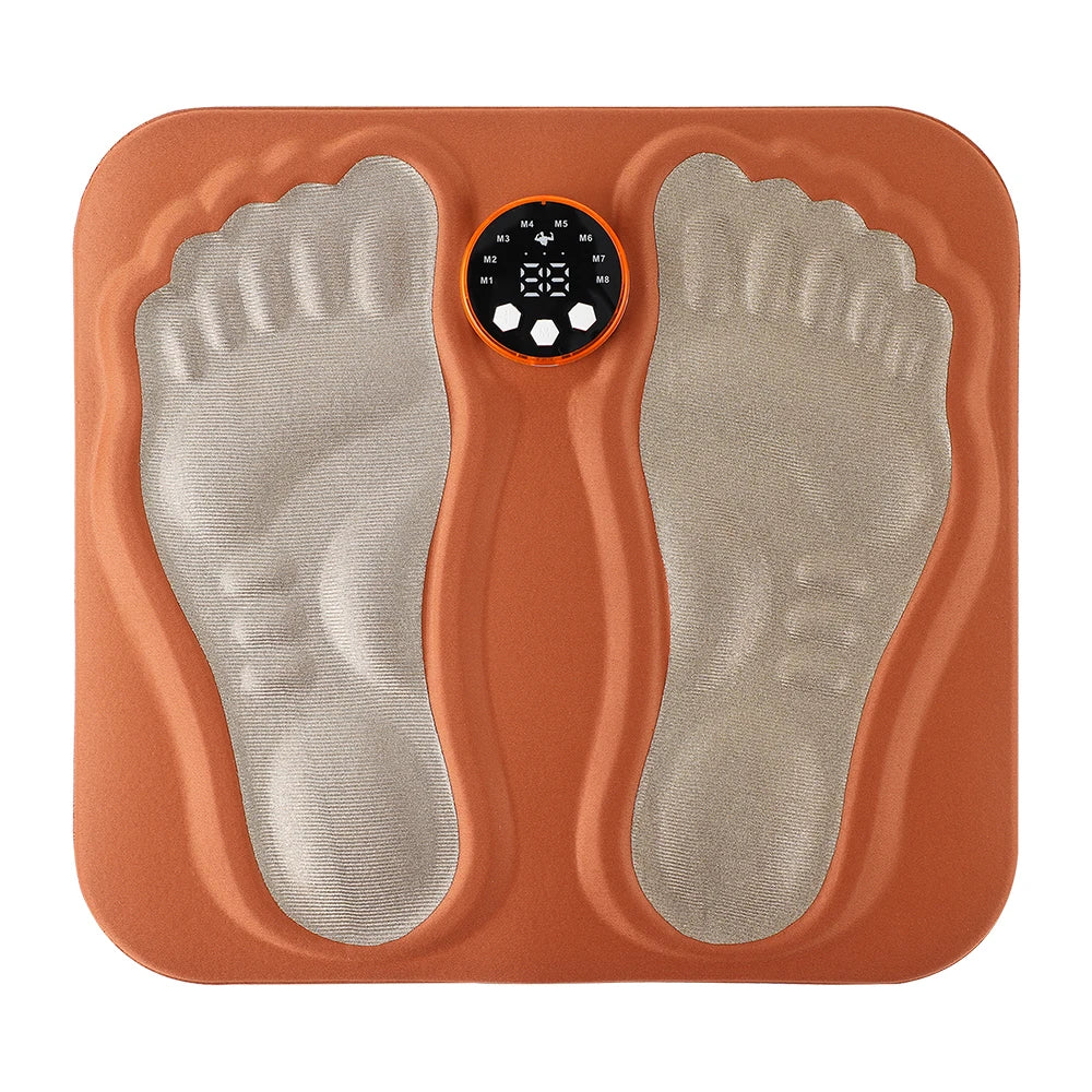 Foldable Electric Foot Massager Mat - 8 Mode Muscle Stimulator Relaxation Treatment Tidesmit