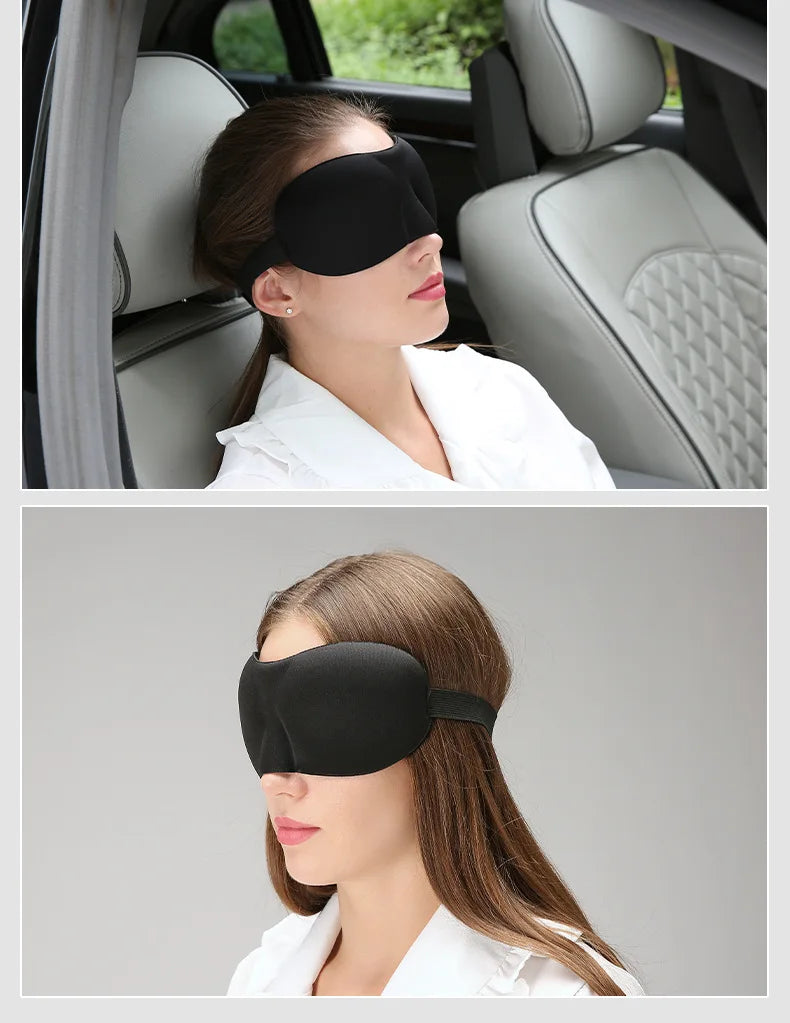 3D Sleeping Mask Eyepatch Block Out Light Soft Paded Sleep Rest Relax Aid Cover Patch Blindfold Face Shade Eyeshade Eyes Patchs