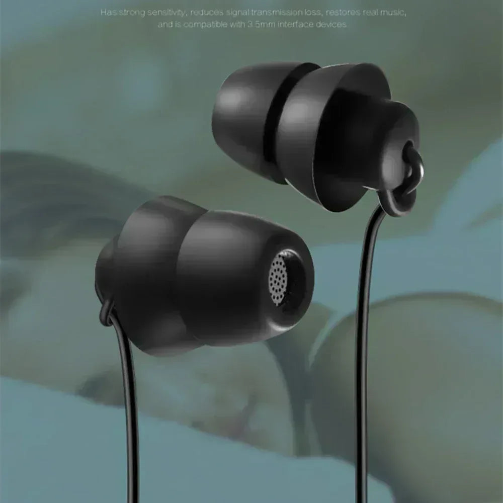 Wired Noise Reduction In-Ear Earphones - Tidesmit Audio Headset Tidesmit