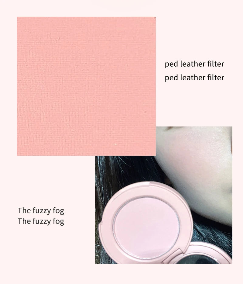 Tidesmit Herorange HR402 monochrome matte blush in Peach Orange shade swatch for long-lasting waterproof face makeup