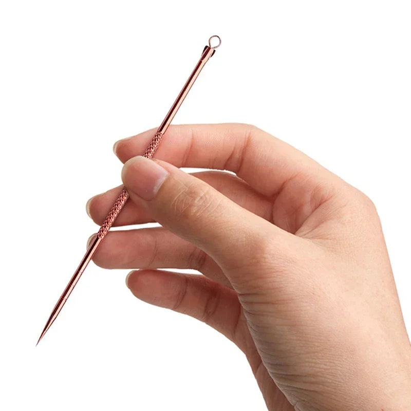 4Pcs/set Black Dots Cleaner Needles Acne Blemish Remover Blackhead Extractor Skin Care Blackhead Remover Tool Stainless Steel