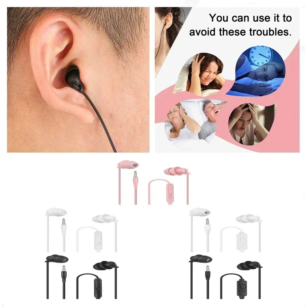 Wired Noise Reduction In-Ear Earphones - Tidesmit Audio Headset Tidesmit