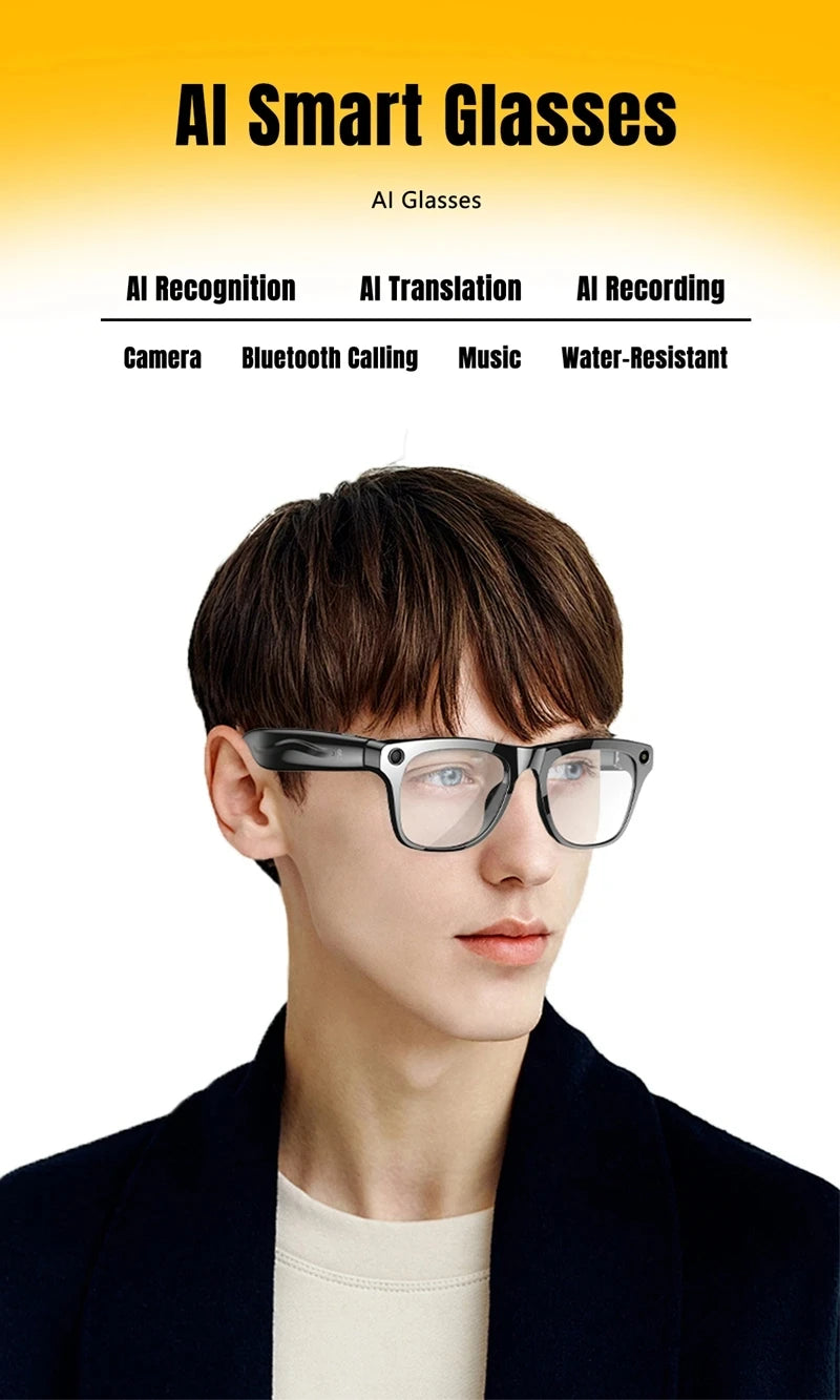 AI Smart Glasses with 8K Camera and Spatial Audio - Tidesmit Tidesmit