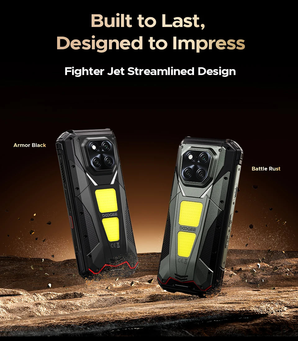 DOOGEE V Max Play 5G Projector Rugged Phone 6.78" 120Hz 20500mAh Dual Camping Lights16GB+512GB 200MP Main Camera NFC Smartphone