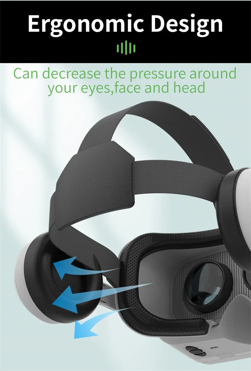 Tidesmit VR Headset for 4.7-7 Inch Smartphones - 3D Cinema Experience Tidesmit