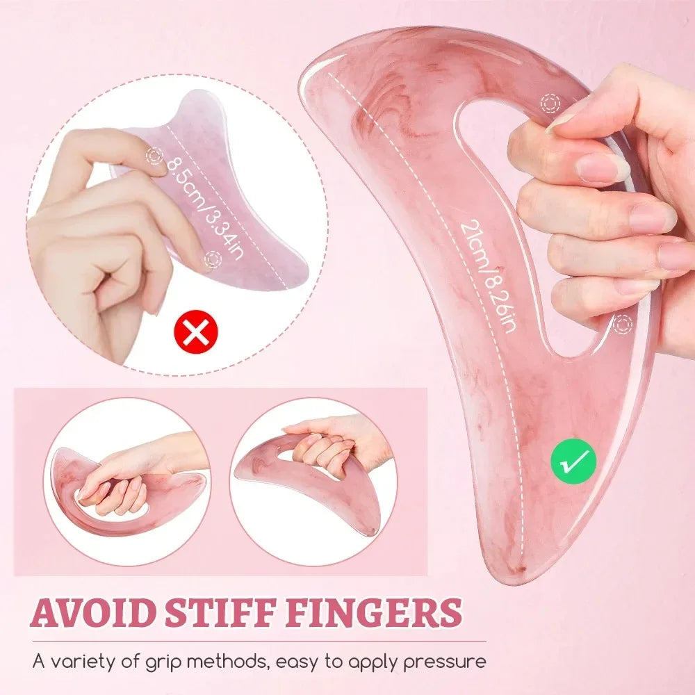 Gua Sha Massage Tool for Lymphatic Drainage & Body Sculpting | Tidesmit Body Shaping Massage Equipment Tidesmit