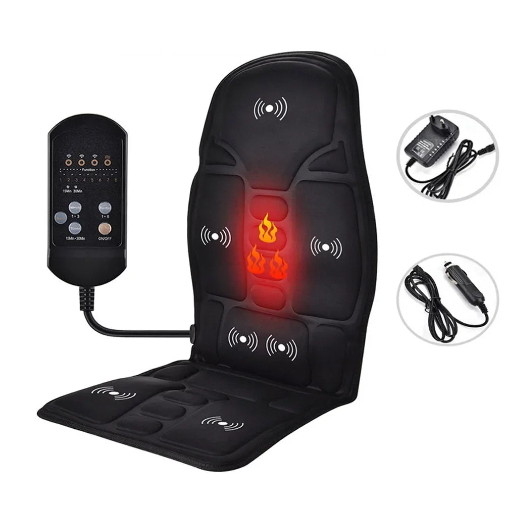 Electric Massage Chair Pad with Heat Therapy & Vibration | Tidesmit Massage Chairs Tidesmit