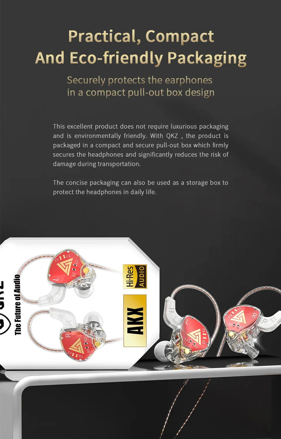 Wired In-Ear Monitors HiFi Stereo Earphones with Mic by Tidesmit Tidesmit